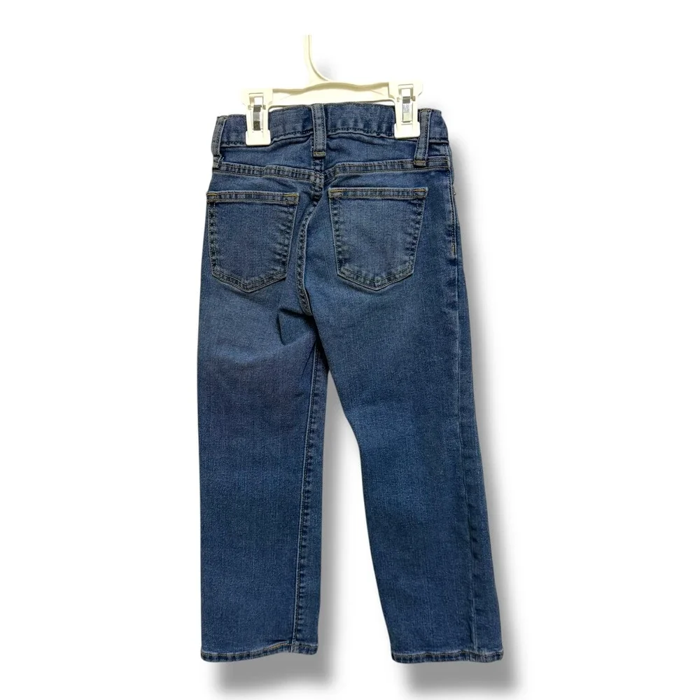 Old Navy‎ Kids Straight Bootcut Jeans Medium Wash Size 6 Boys Stretch